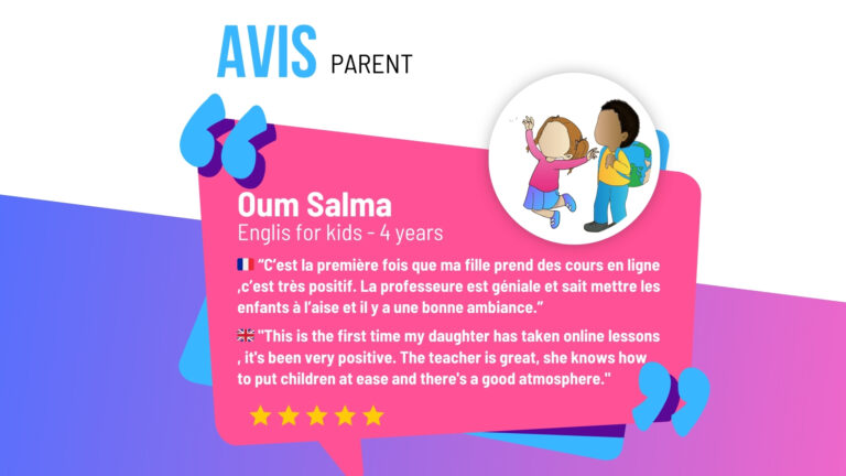 “Les cours en ligne avec Miss Amina c'est encore mieux qu'à l'école ! (3)